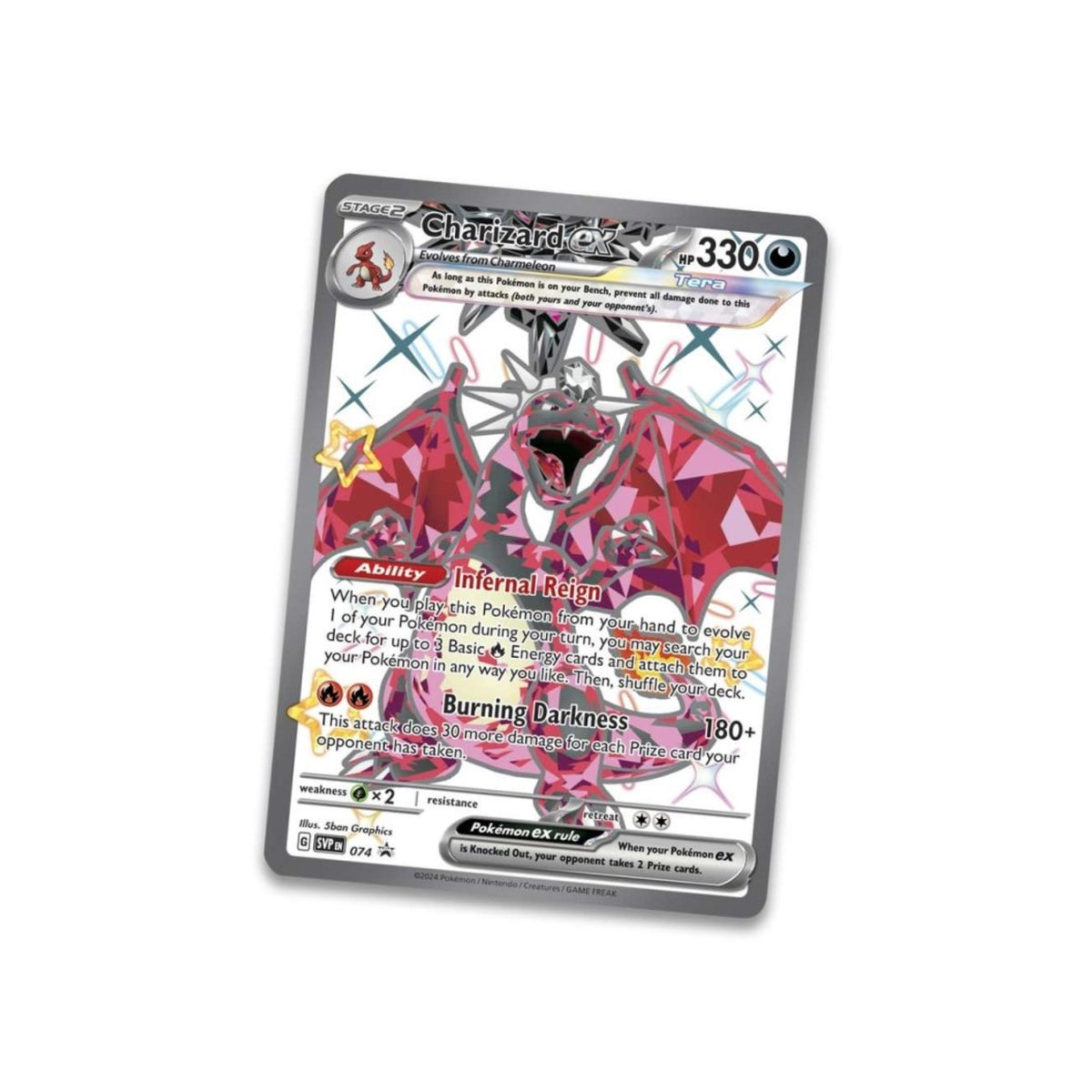 Pokemon TCG Paldean Fates Tin - Charizard ex