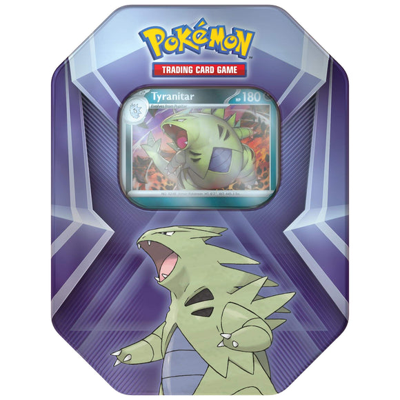 Pokemon TCG Triple Whammy Back Issue Collector Tin - Tyranitar