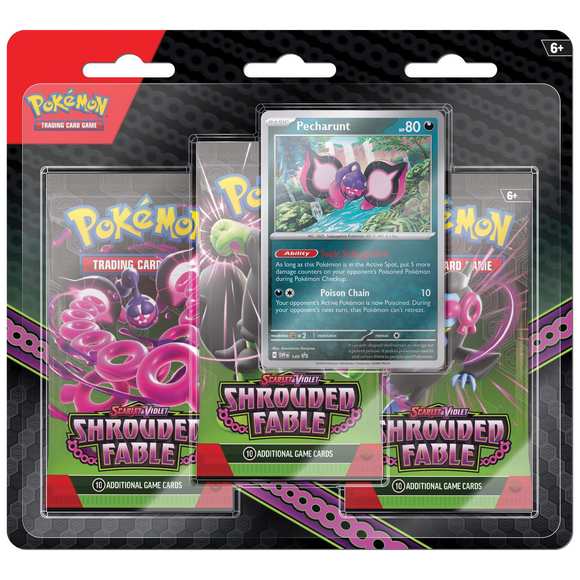 Pokemon TCG Scarlet & Violet Shrouded Fable 3 Booster Pack - Pecharunt