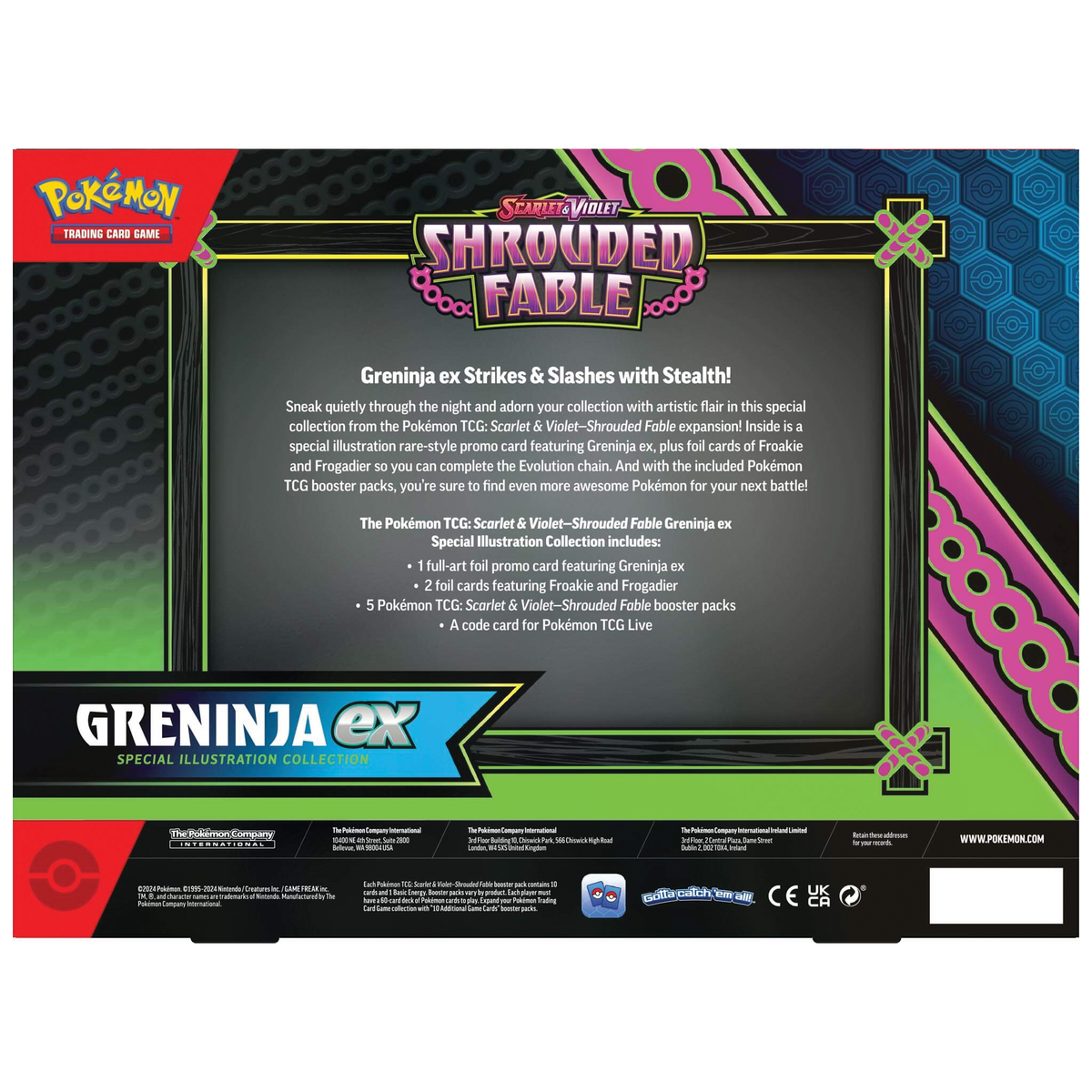 Pokemon TCG - Shrouded Fable Special Collection - Greninja ex