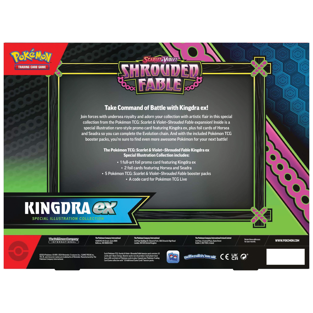 Pokemon TCG - Shrouded Fable Special Collection - Kingdra ex
