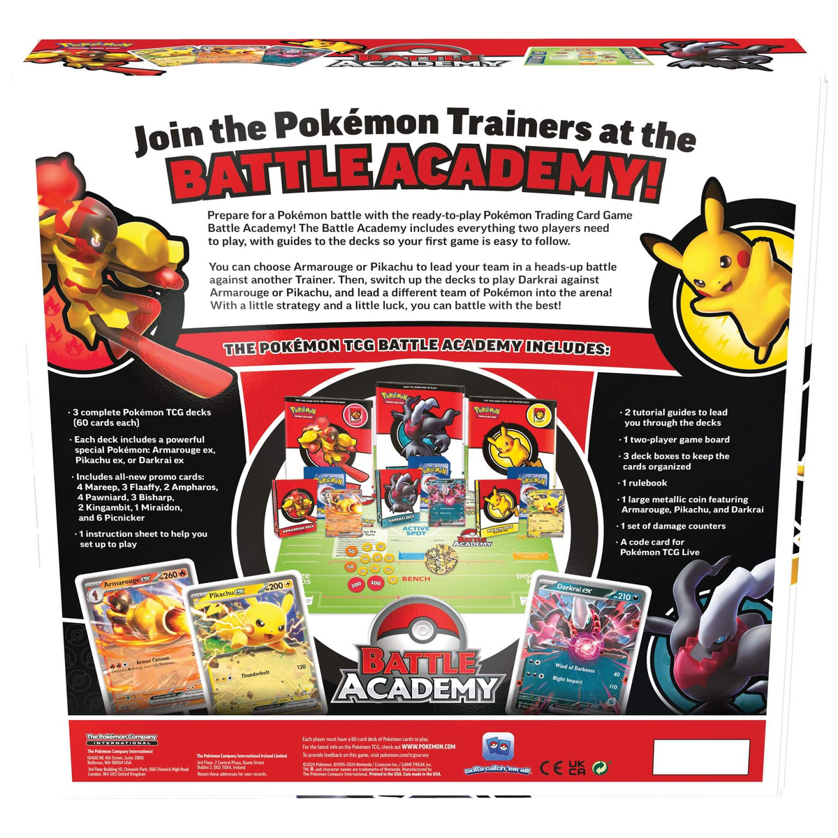Pokemon TCG - Battle Academy Board Game Series Series 3 2024