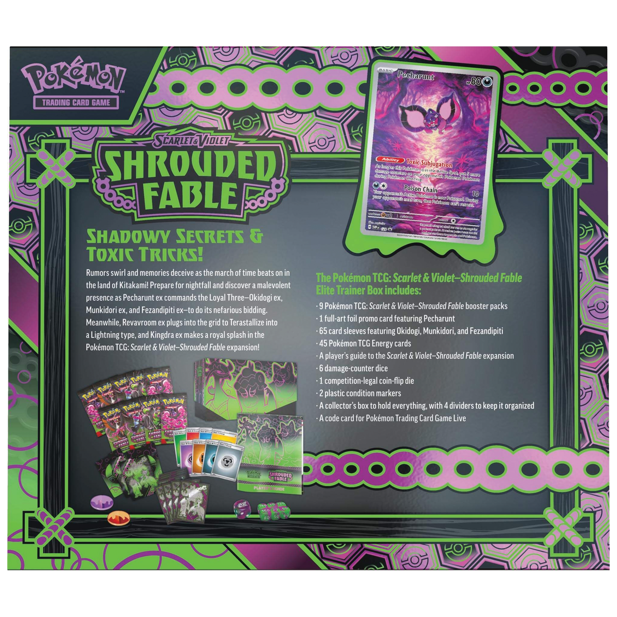 Pokemon TCG - Scarlet & Violet Shrouded Fable Elite Trainer Box
