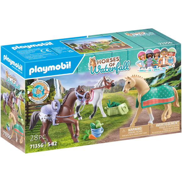 Playmobil 3 Horses: Morgan, Quarter Horse & Shagya Arab
