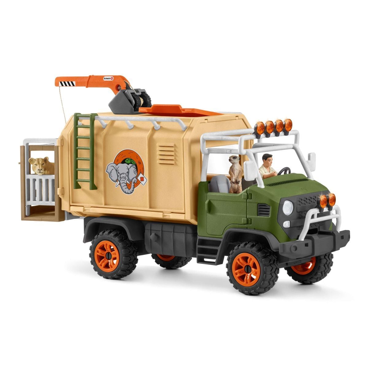 Schleich Large Truck Animal Rescue-42475-Animal Kingdoms Toy Store