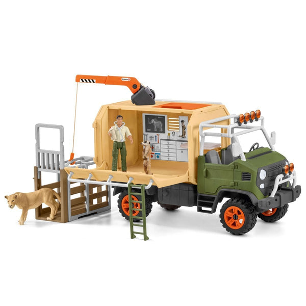 Schleich Large Truck Animal Rescue-42475-Animal Kingdoms Toy Store