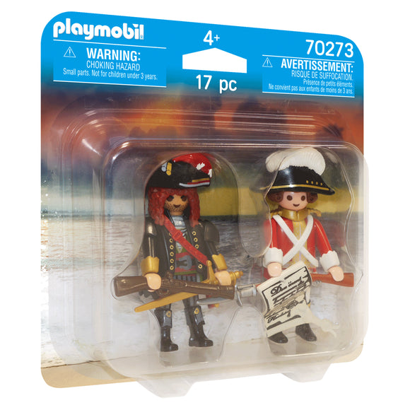 Playmobil Pirate and Redcoat