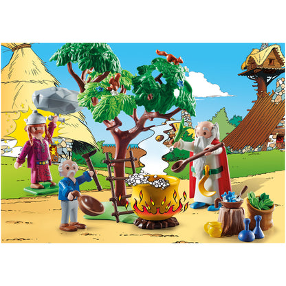 Playmobil Asterix: Getafix with the Cauldron of Magic Potion