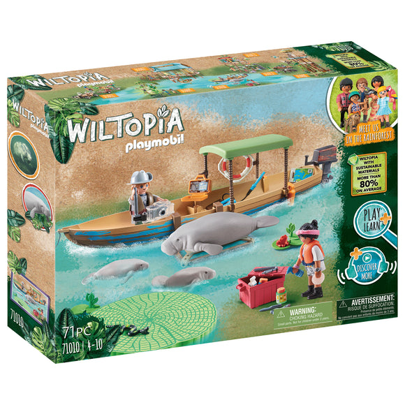 Playmobil Wiltopia: Boat Trip to the Manatees
