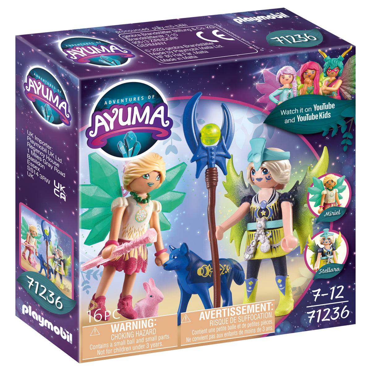 Playmobil Crystal and Moon Fairy with Soul Animals