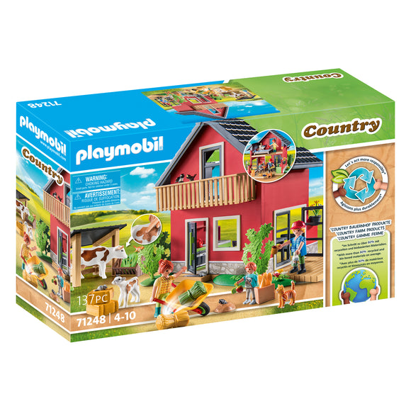 Playmobil Farmhouse with Outdoor Area
