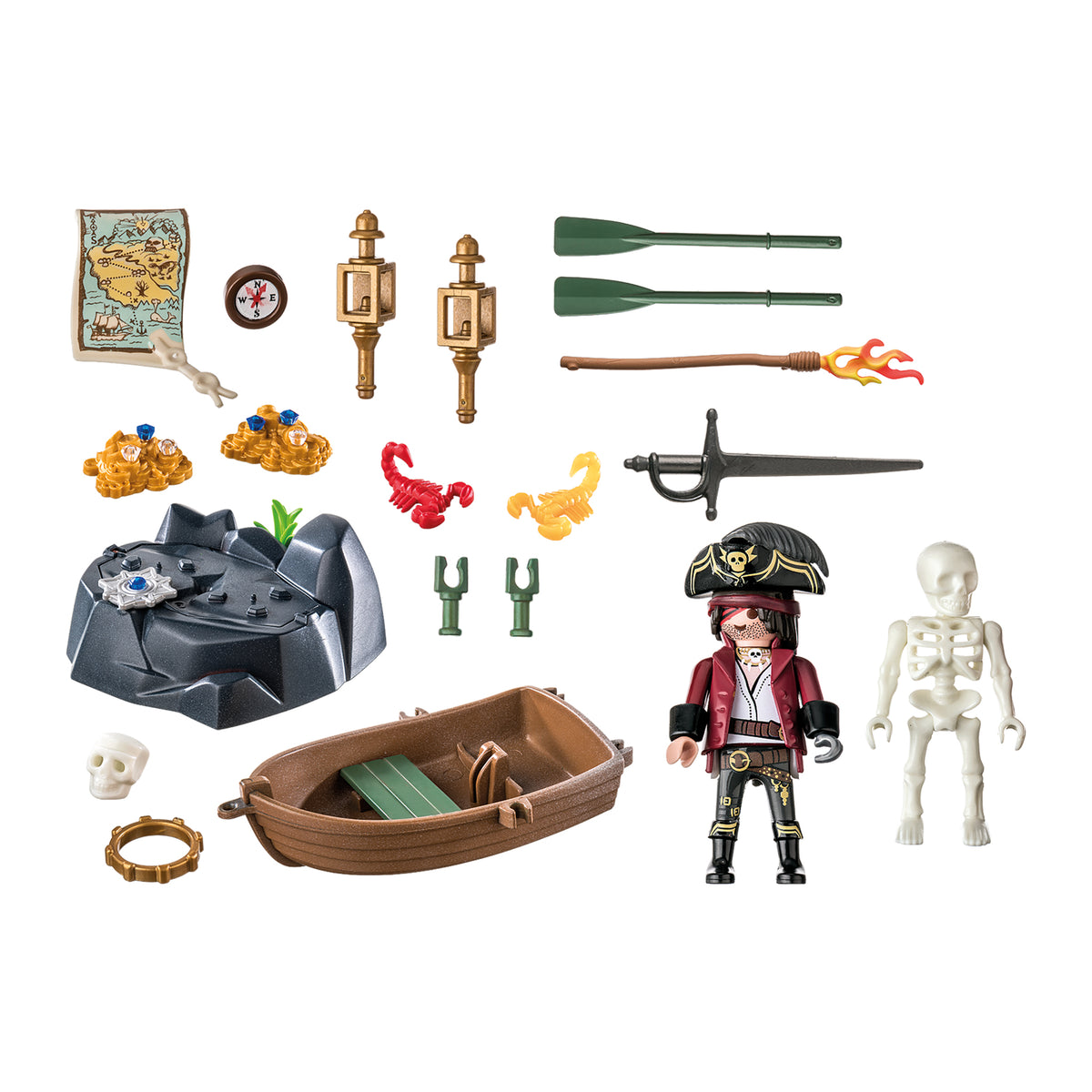 Playmobil Starter Pack Pirate with Rowing Boat