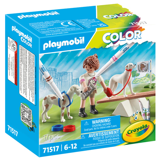 Playmobil Crayola Dogs training