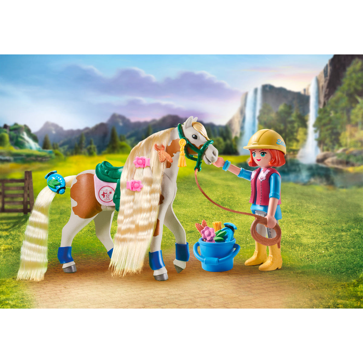 Playmobil Horse with hair & Ellie