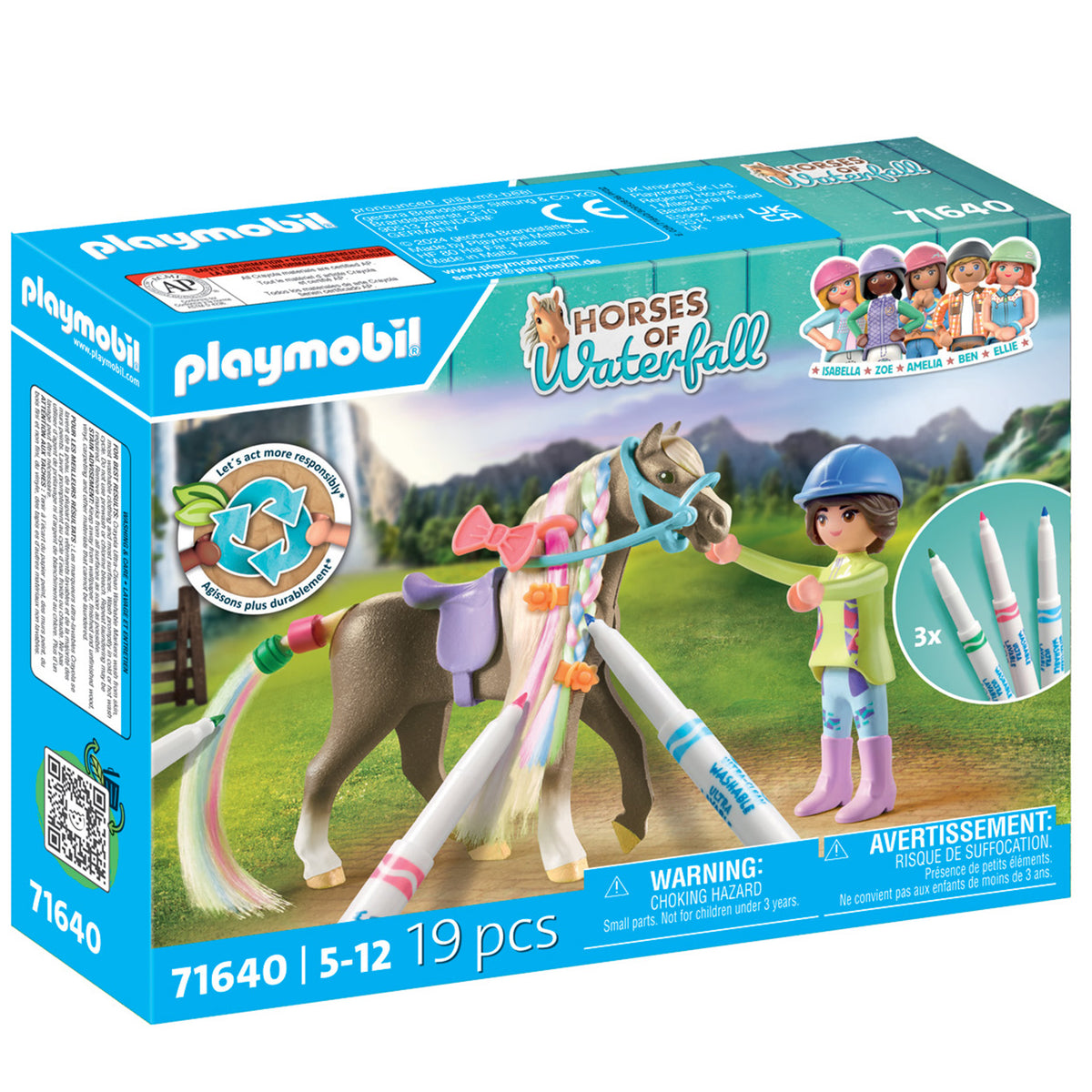 Playmobil Crayola Washable Horse Set