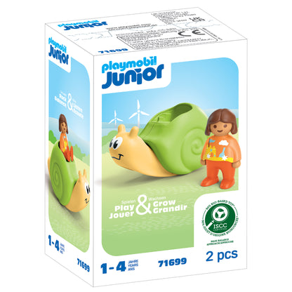Playmobil JUNIOR: Rocking Snail with Rattle Feature