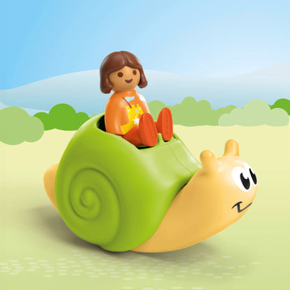 Playmobil JUNIOR: Rocking Snail with Rattle Feature