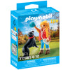 Playmobil Woman with Mountain Dog