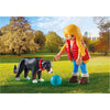 Playmobil Woman with Mountain Dog
