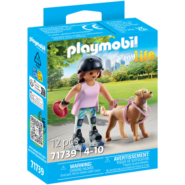 Playmobil Skater with Retriever