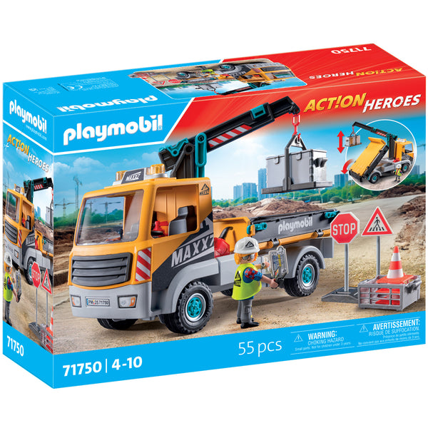 Playmobil Construction Truck with Crane