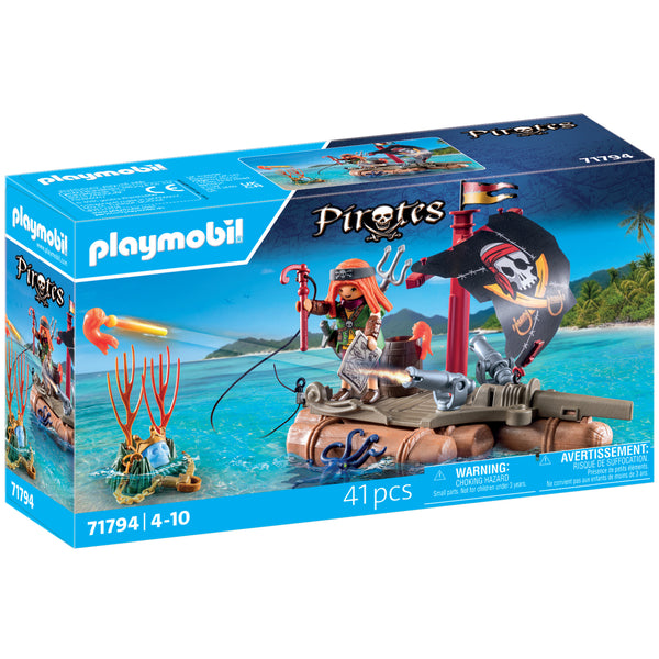 Playmobil Pirate Raft with Treasure