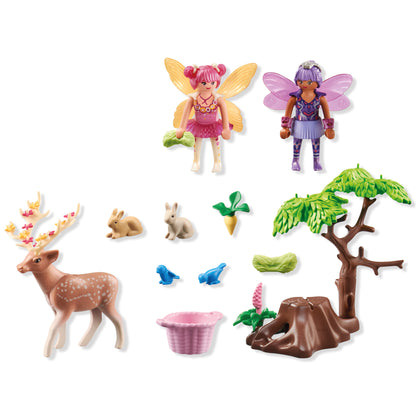 Playmobil Starter Pack Fairies with Forest Animals