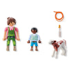 Playmobil Farmer with Calf