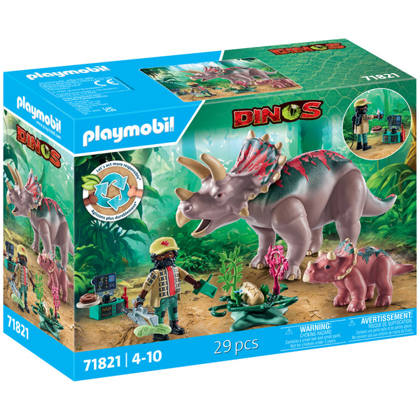Playmobil Triceratops Family