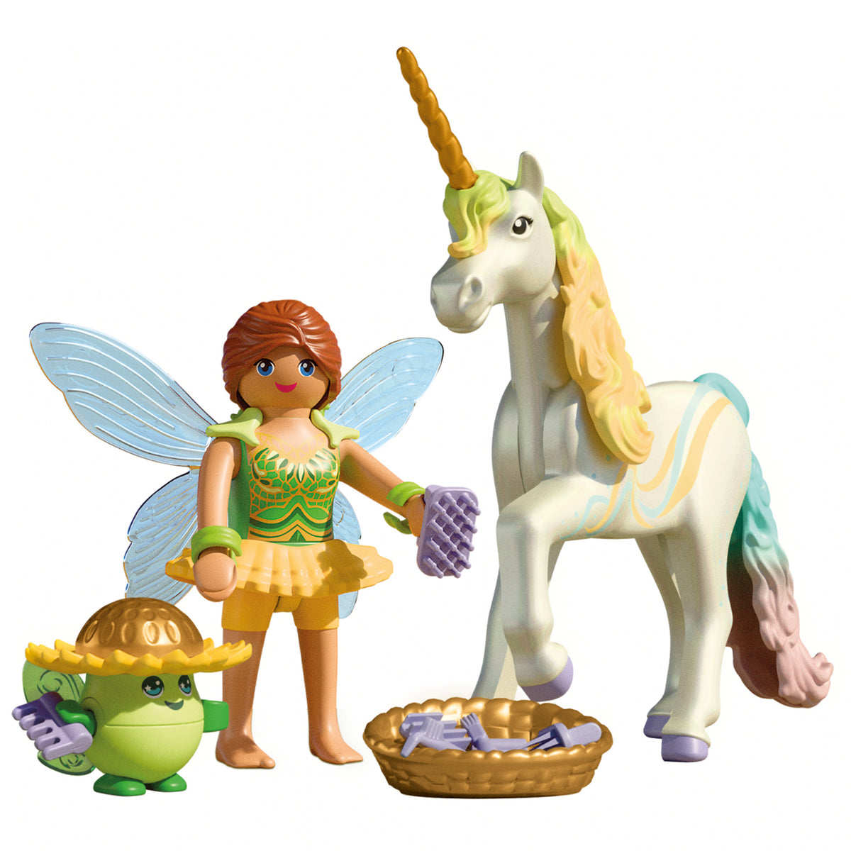 Playmobil Collectible Unicorn Rainbow Flower with Fairy