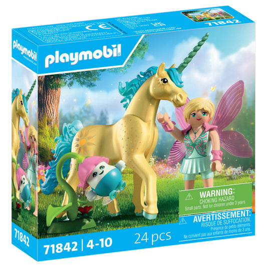 Playmobil Collectible Unicorn Sunshine Blossom with Fairy