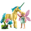 Playmobil Collectible Unicorn Sunshine Blossom with Fairy
