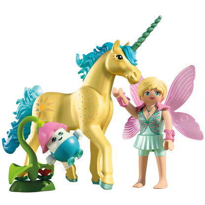Playmobil Collectible Unicorn Sunshine Blossom with Fairy