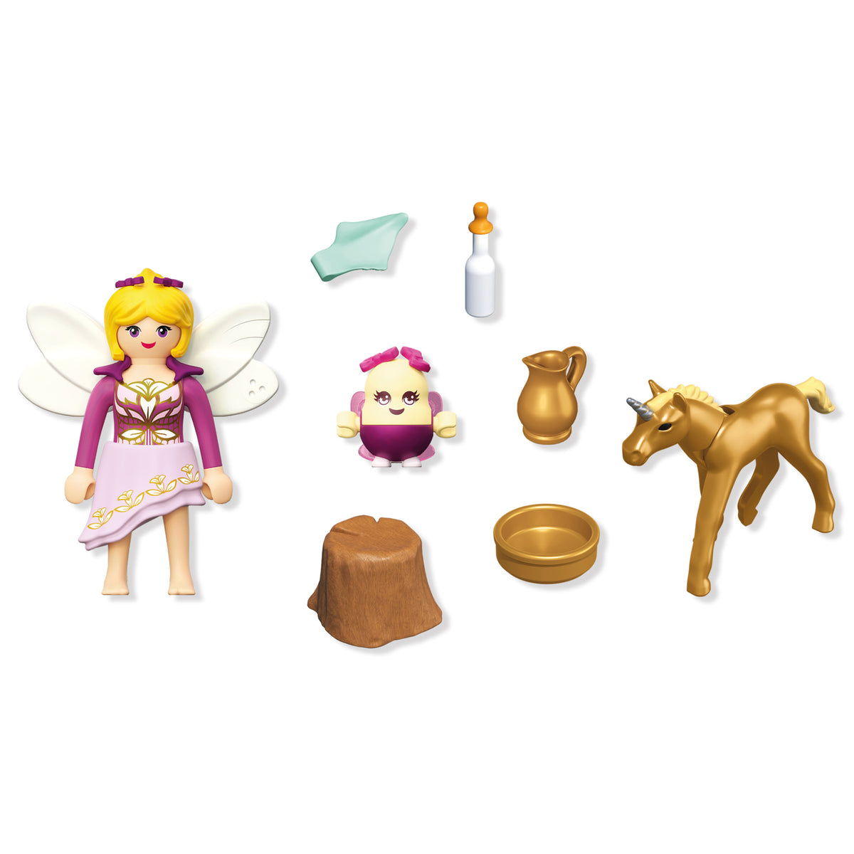 Playmobil Golden Unicorn Foal with Fairy