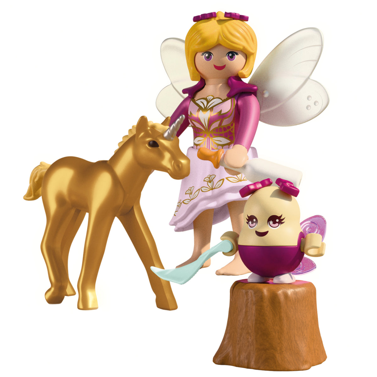 Playmobil Golden Unicorn Foal with Fairy