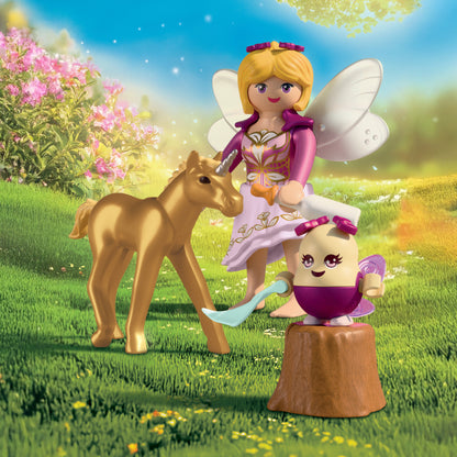 Playmobil Golden Unicorn Foal with Fairy