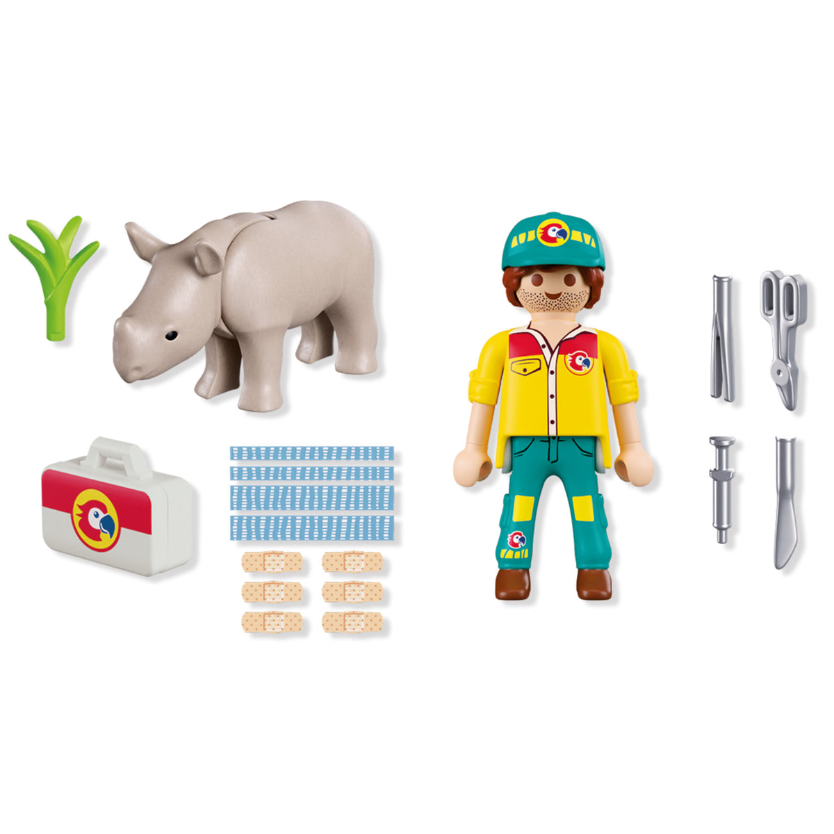 Playmobil DuoPack Ranger with Rhino