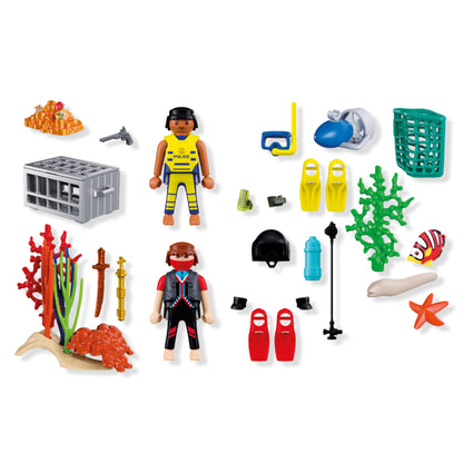 Playmobil Police Diver with Treasure