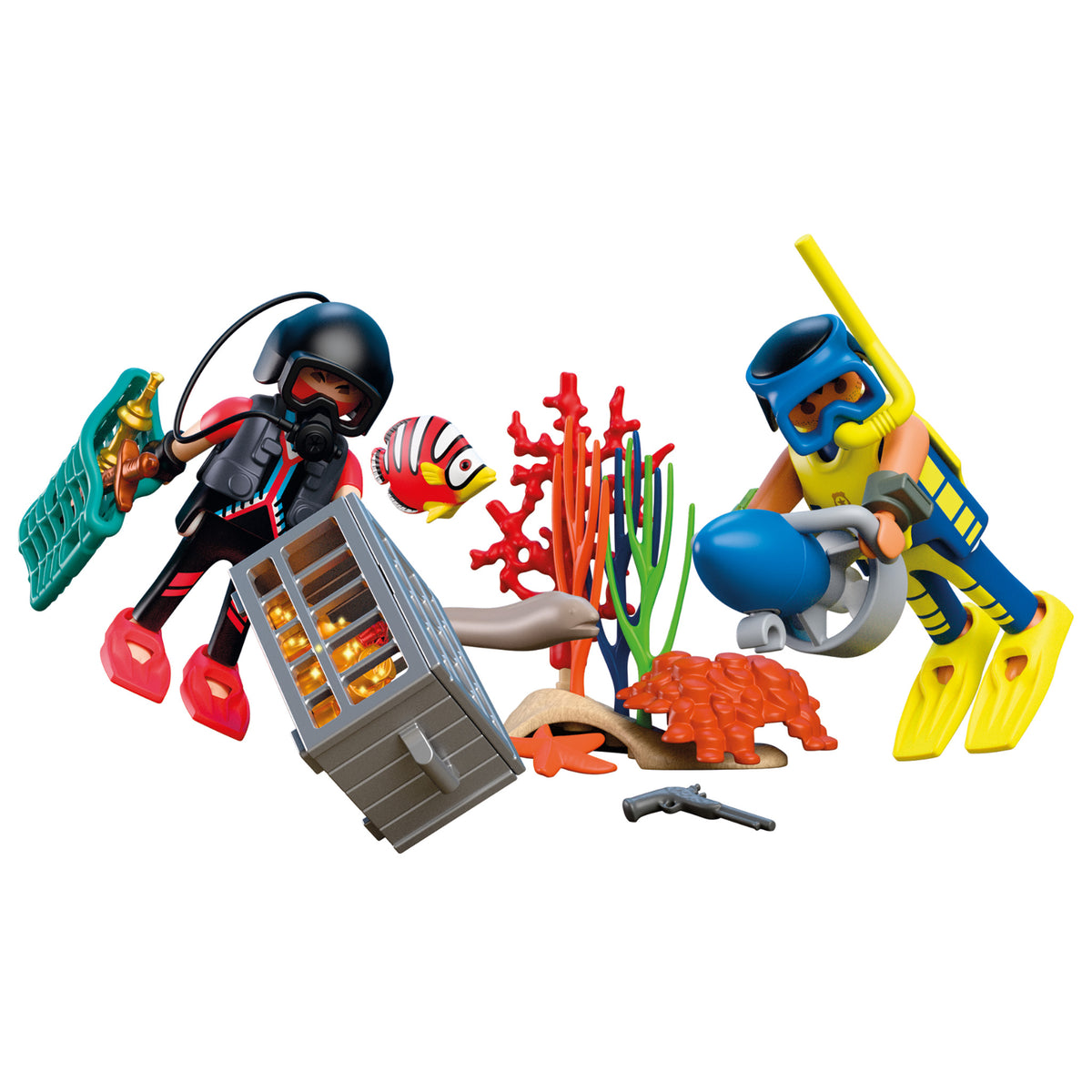 Playmobil Police Diver with Treasure