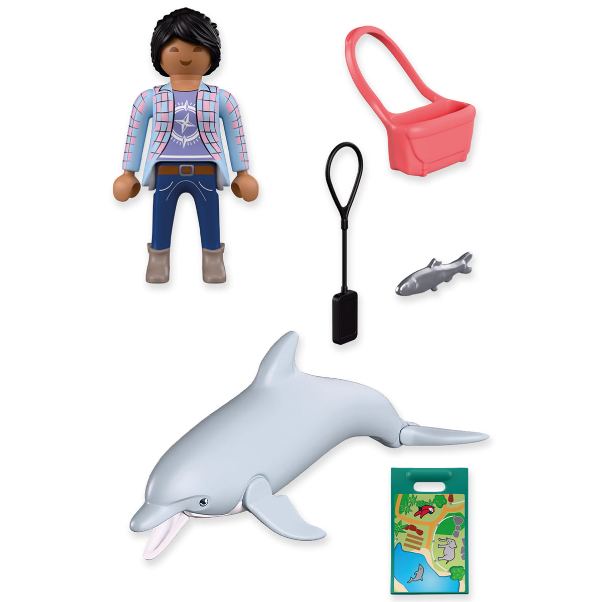 Playmobil Zoo Dolphin and Visitor