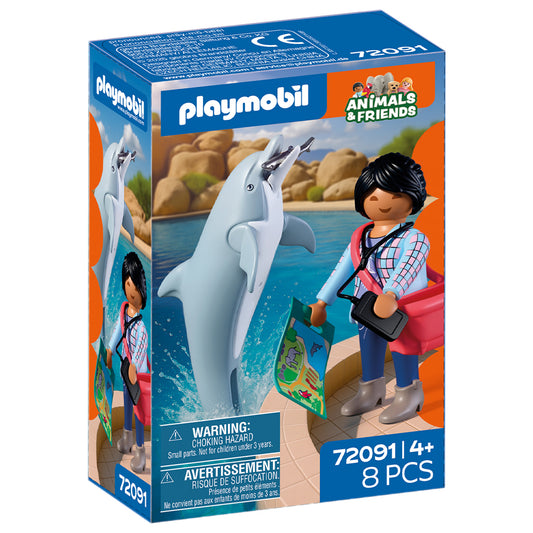 Playmobil Zoo Dolphin and Visitor