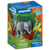 Playmobil Zoo Baby Elephant and Zookeeper
