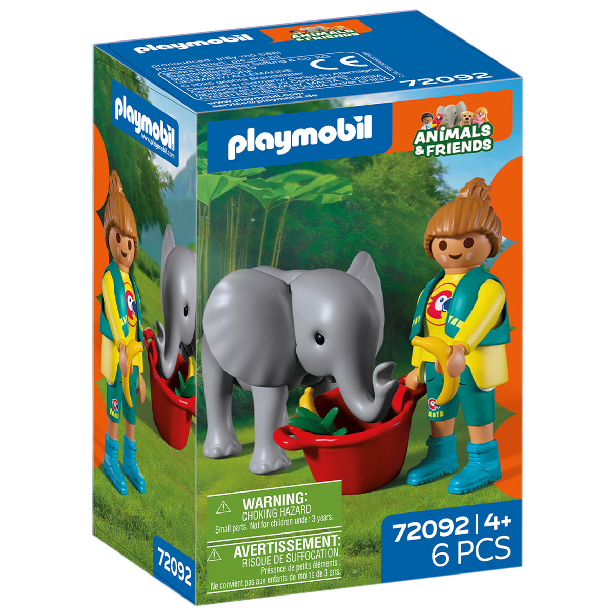 Playmobil Zoo Baby Elephant and Zookeeper