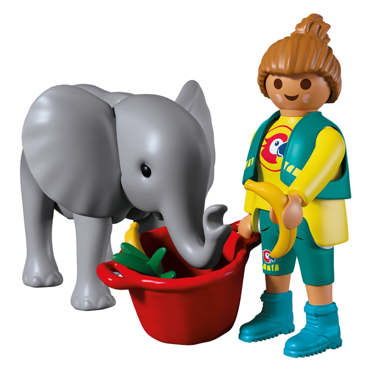 Playmobil Zoo Baby Elephant and Zookeeper