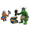 Playmobil Troll with Lion Knight Treasure