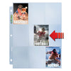 Ultra Pro 9 Pocket Platinum Page - Side Load - 3-hole punched (100 Pages)