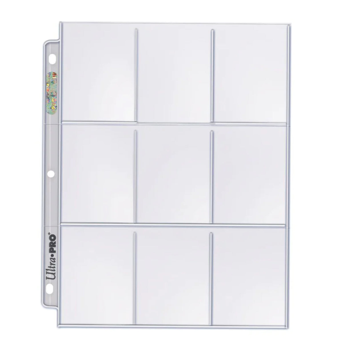 Ultra Pro 18 Pocket Page - Silver Series - 3-hole punched (25 pages)