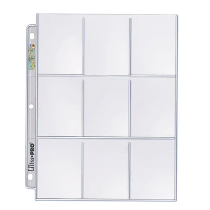 Ultra Pro 18 Pocket Page - Silver Series - 3-hole punched (25 pages)