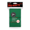 Ultra Pro Deck Sleeves - Pro Mate Non Glare - Green - 100 pack
