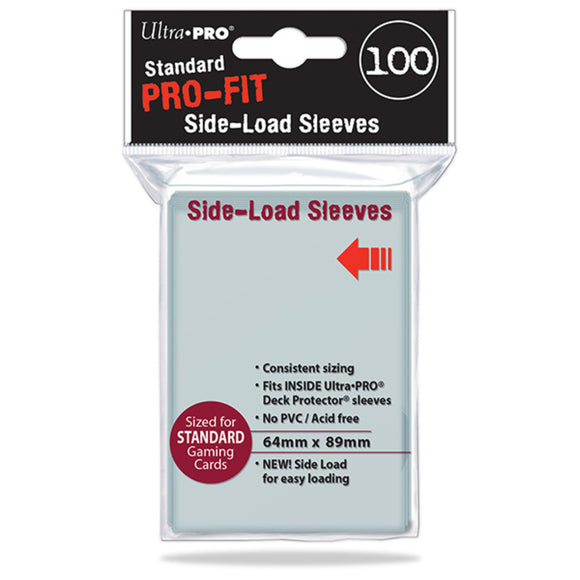 Ultra Pro Deck Sleeves - Side Load Pro Fit - Clear - 100 pack
